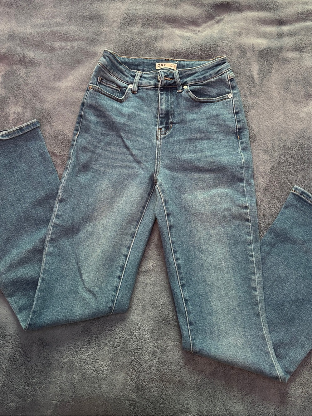 Oat New York Women's Denim Bootcut Jeans - Medium Blue
